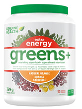 Load image into Gallery viewer, GENUINE HEALTH Greens+ Extra Energy (Orange - 399 gr)