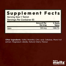 Load image into Gallery viewer, NUTRAMELTZ Biotin (500 mcg - 60 Melts)